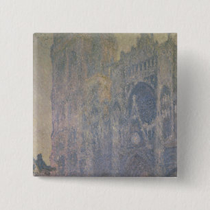 Claude Monet Rouen Cathedral, Harmony in White 15 Cm Square Badge