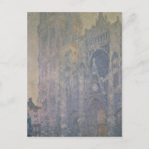 Claude Monet   Rouen Cathedral, Harmony in White Postcard