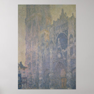 Claude Monet Rouen Cathedral, Harmony in White Poster