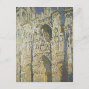 Claude Monet Rouen Cathedral in Full Sunlight Postcard