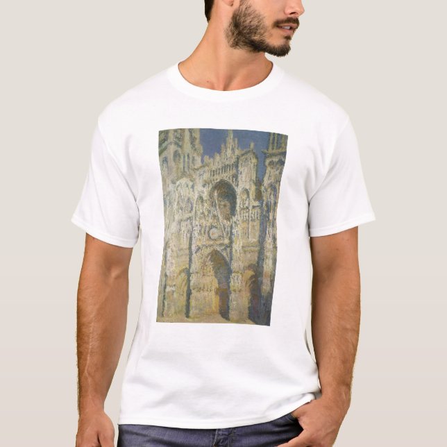 Claude Monet | Rouen Cathedral in Full Sunlight T-Shirt (Front)
