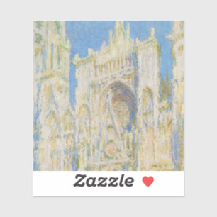 Claude Monet Rouen Cathedral Portal Morning Light