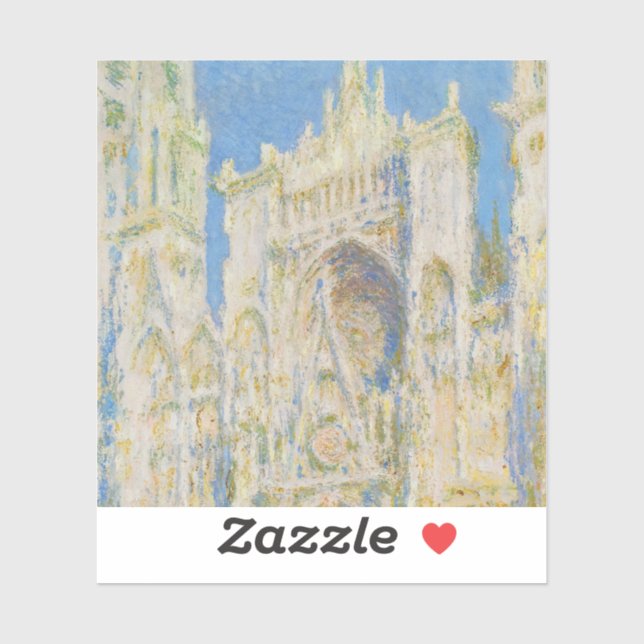 Claude Monet Rouen Cathedral Portal Morning Light (Sheet)