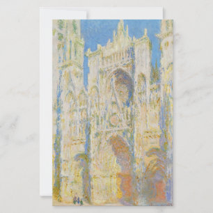 Claude Monet Rouen Cathedral Portal Morning Light