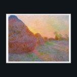 Claude Monet’s Meules Haystack Postcard<br><div class="desc">Claude Monet’s Meules (1890–91)</div>