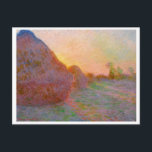 Claude Monet’s Meules Haystack Postcard<br><div class="desc">Claude Monet’s Meules (1890–91)</div>