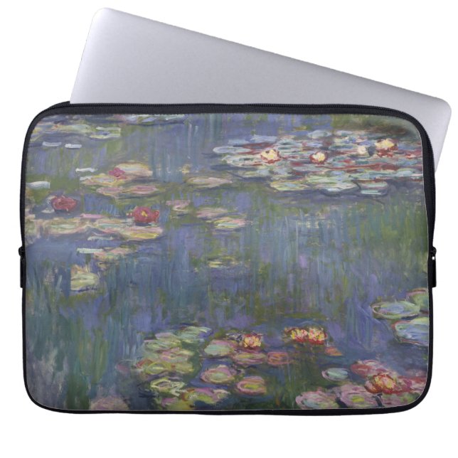 Claude Monet’s Water Lilies Laptop Sleeve (Front)