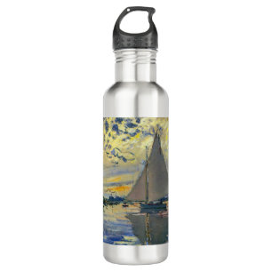 Claude Monet - Sailboat at Le Petit-Gennevilliers 710 Ml Water Bottle