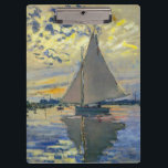 Claude Monet - Sailboat at Le Petit-Gennevilliers Clipboard<br><div class="desc">Sailboat at Le Petit-Gennevilliers / Voilier au Petit-Gennevilliers - Claude Monet,  1874</div>