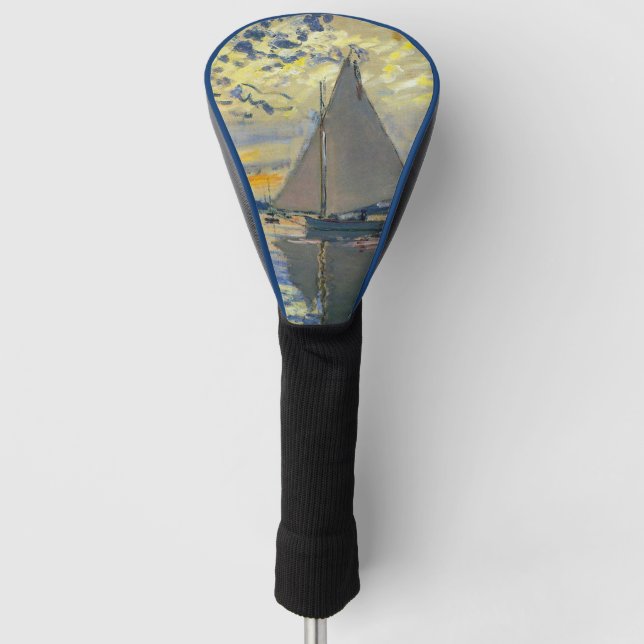 Claude Monet - Sailboat at Le Petit-Gennevilliers Golf Head Cover (Front)