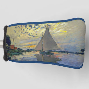 Claude Monet - Sailboat at Le Petit-Gennevilliers Golf Head Cover