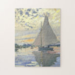 Claude Monet - Sailboat At Le Petit Gennevilliers Jigsaw Puzzle<br><div class="desc">Claude Monet - Sailboat At Le Petit Gennevilliers</div>
