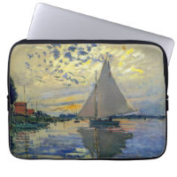 Claude Monet - Sailboat at Le Petit-Gennevilliers