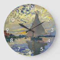 Claude Monet - Sailboat at Le Petit-Gennevilliers