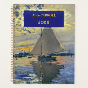 Claude Monet - Sailboat at Le Petit-Gennevilliers Planner