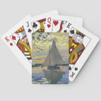 Claude Monet - Sailboat at Le Petit-Gennevilliers