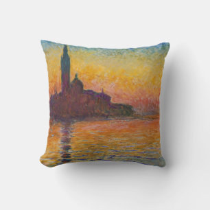 Claude Monet - San Giorgio Maggiore at Dusk Cushion