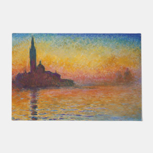 Claude Monet - San Giorgio Maggiore at Dusk Doormat