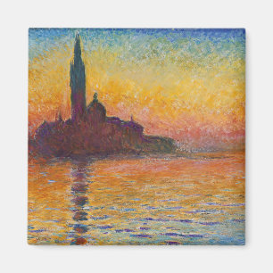 Claude Monet - San Giorgio Maggiore at Dusk Magnet