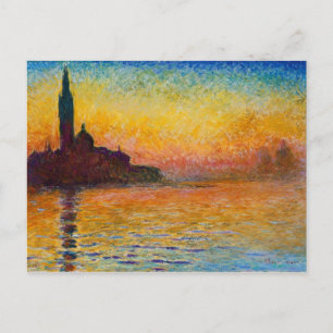 Claude Monet-San Giorgio Maggiore at Dusk Postcard