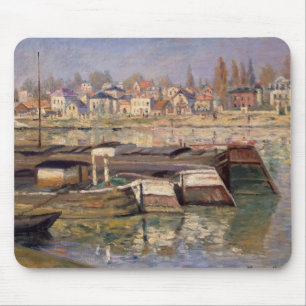 Claude Monet Seine at Asnieres, 1873 Mouse Mat