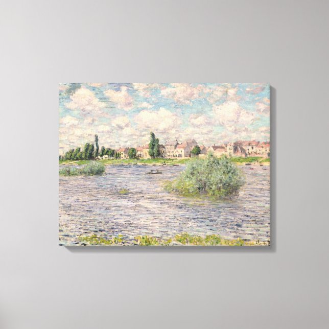 Claude Monet | Seine at Lavacourt Canvas Print (Front)