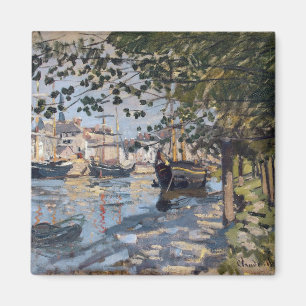 Claude Monet Seine at Rouen, 1872 Magnet