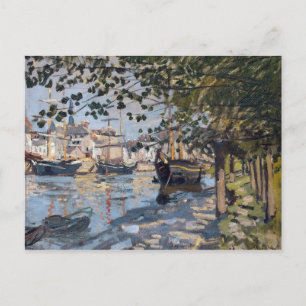 Claude Monet   Seine at Rouen, 1872 Postcard