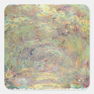 Claude Monet Shaded Path Square Sticker