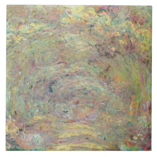 Claude Monet Shaded Path Tile
