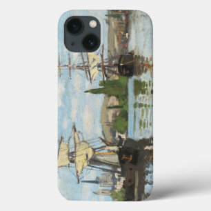 Claude Monet Ships Riding on the Seine at Rouen iPhone 13 Case