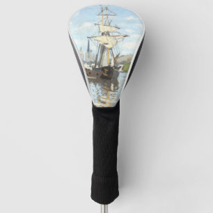 Claude Monet. Ships Riding on the Seine at Rouen Golf Head Cover