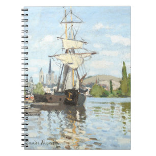 Claude Monet. Ships Riding on the Seine at Rouen Notebook