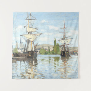 Claude Monet. Ships Riding on the Seine at Rouen Tapestry