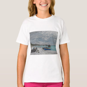 Claude Monet Sky Clouds Boats Ships Sea Ocean T-Shirt