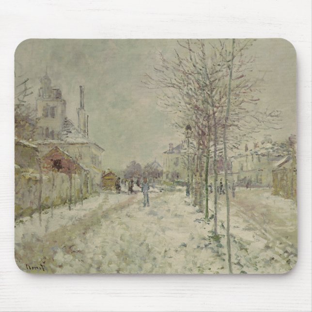 Claude Monet | Snow Effect Mouse Mat (Front)