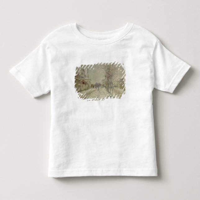 Claude Monet | Snow Effect Toddler T-Shirt (Front)