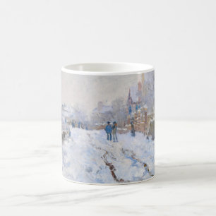 Claude Monet - Snow Scene at Argenteuil Coffee Mug