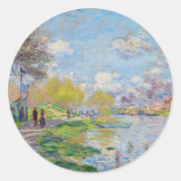 Claude Monet - Spring by the Seine