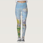 Claude Monet - Spring by the Seine Leggings<br><div class="desc">Spring by the Seine - Claude Monet,  1875</div>