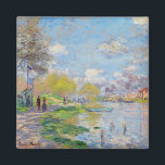 Claude Monet - Spring by the Seine Magnet<br><div class="desc">Spring by the Seine - Claude Monet,  1875</div>