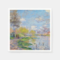 Claude Monet - Spring by the Seine