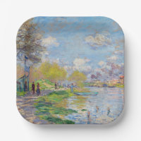 Claude Monet - Spring by the Seine