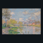 Claude Monet - Spring by the Seine Poster<br><div class="desc">Spring by the Seine by Claude Monet, 1875. Claude Monet was a founder of French Impressionist painting, and the most consistent and prolific practitioner of the movement's philosophy of expressing one's perceptions before nature, especially as applied to plein-air landscape painting. The term "Impressionism" is derived from the title of his...</div>