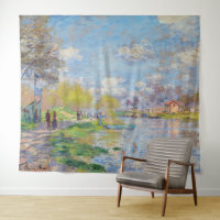 Claude Monet - Spring by the Seine