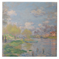 Claude Monet - Spring by the Seine