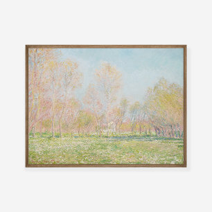 Claude Monet Spring In Giverny Painting Art Print