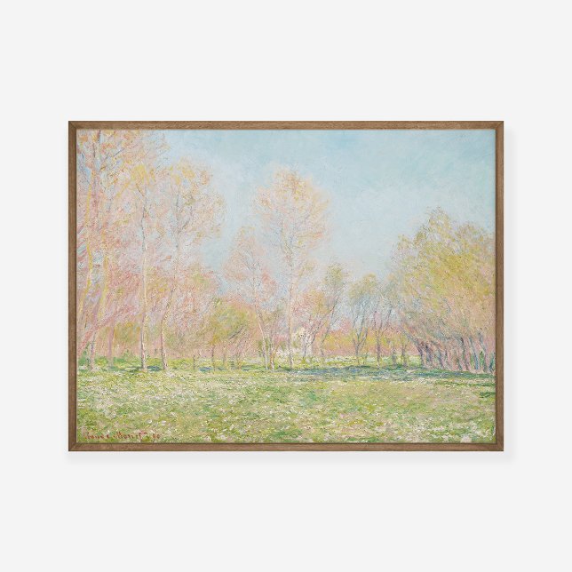 Claude Monet Spring In Giverny Painting Art Print (Creator Uploaded)
