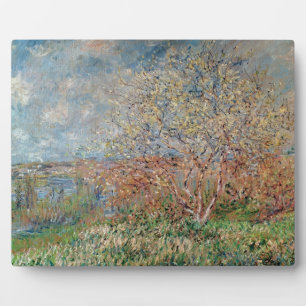 Claude Monet Spring Plaque