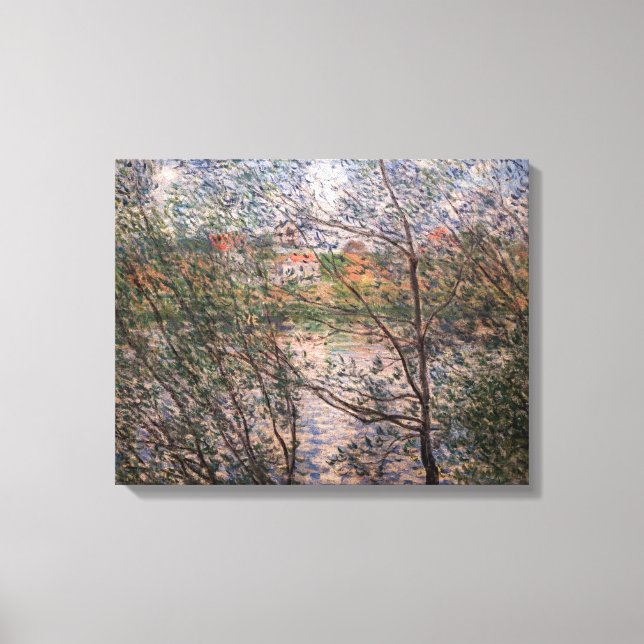 Claude Monet - Springtime through the branches Canvas Print (Front)